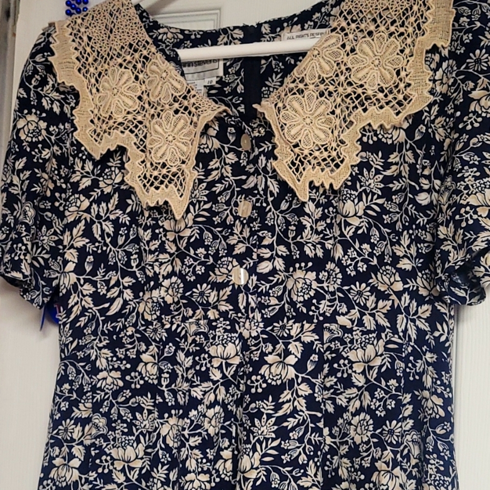 Karin Steven's dress size 10 black and tan color